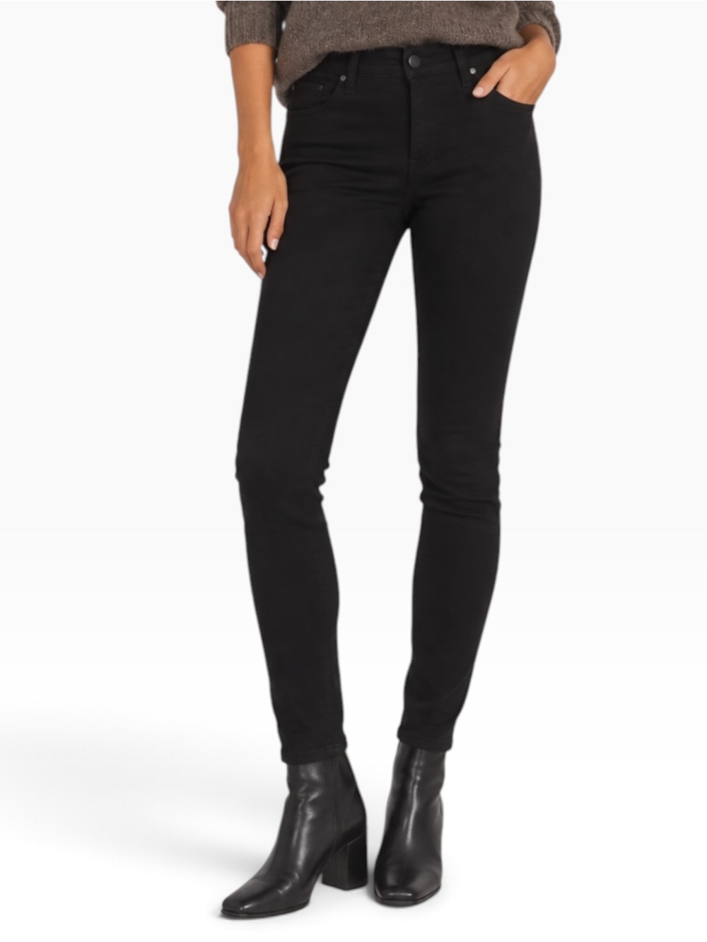 Calvin Klein Black Skinny Jeggings Sz 8 Stretch